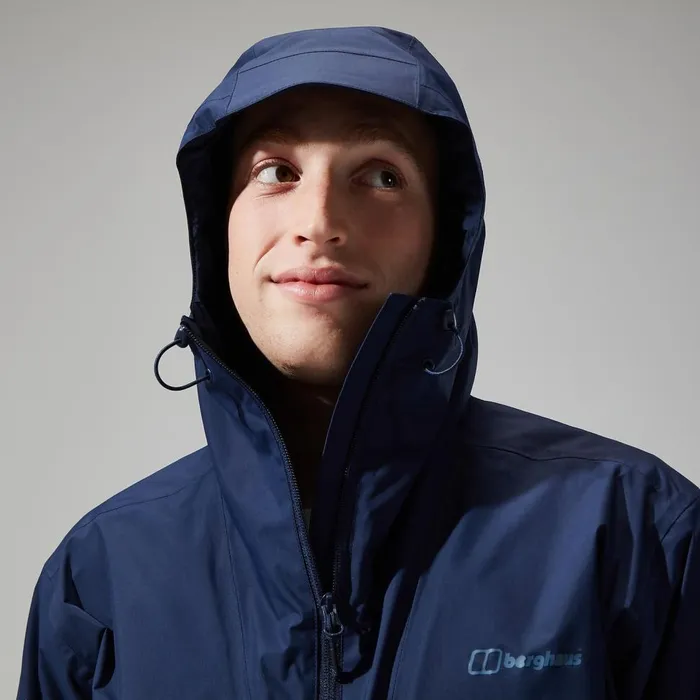Waterproof Men Berghaus Helmor Utility Jacket 8211 Dark Blue