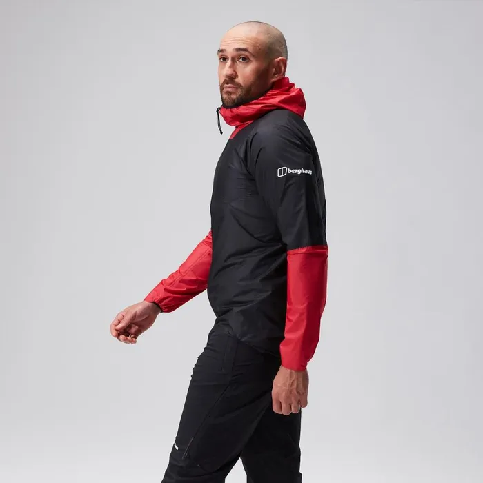 Waterproof Men Berghaus MTN Guide Hyper LT Jacket 8211 BlackRed