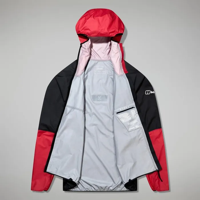 Waterproof Men Berghaus MTN Guide Hyper LT Jacket 8211 BlackRed