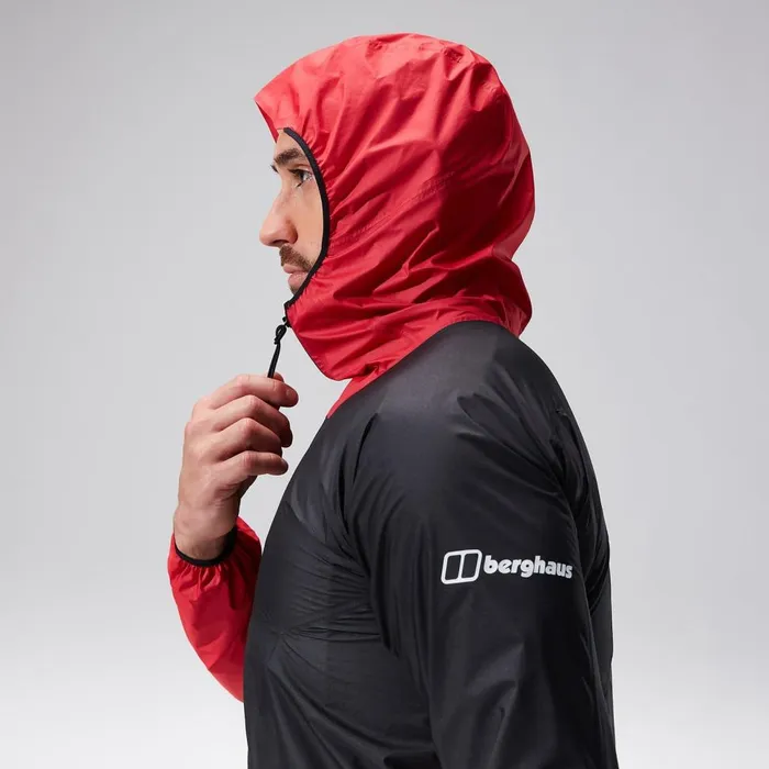 Waterproof Men Berghaus MTN Guide Hyper LT Jacket 8211 BlackRed