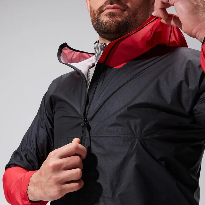 Waterproof Men Berghaus MTN Guide Hyper LT Jacket 8211 BlackRed