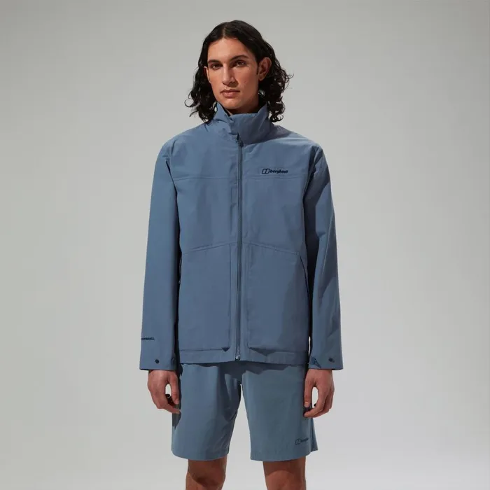 Waterproof Men Berghaus Woodwalk Waterproof Jacket Blue
