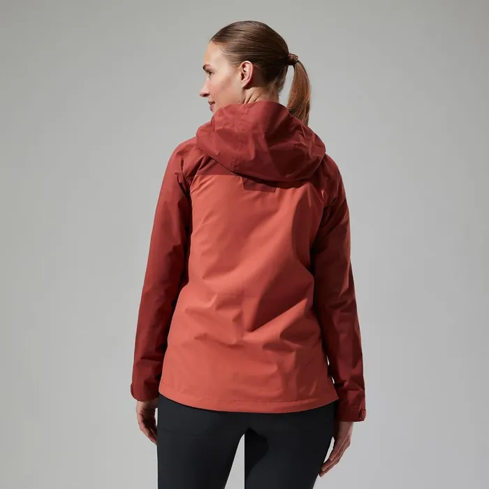 Waterproof Women Berghaus Arnaby Hooded Waterproof Jacket 8211 Red