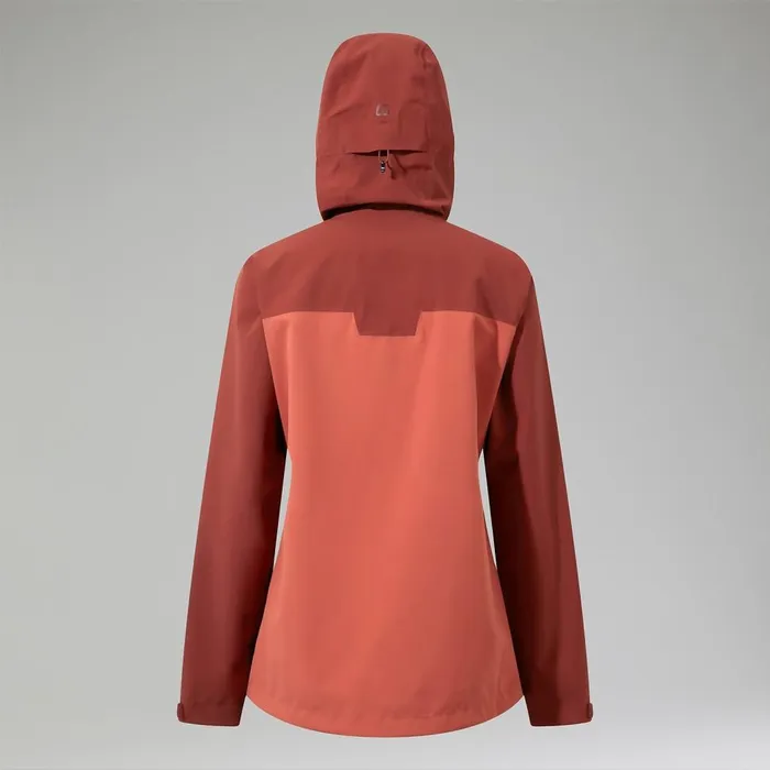 Waterproof Women Berghaus Arnaby Hooded Waterproof Jacket 8211 Red