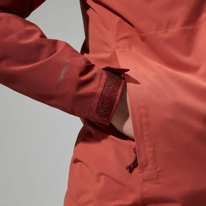 Waterproof Women Berghaus Arnaby Hooded Waterproof Jacket 8211 Red