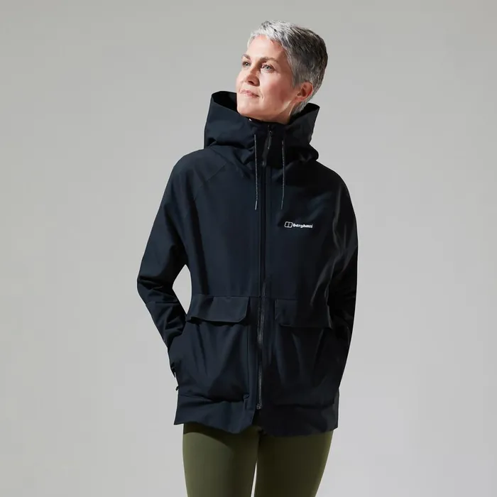 Waterproof Women Berghaus Highraise Jacket 8211 Black