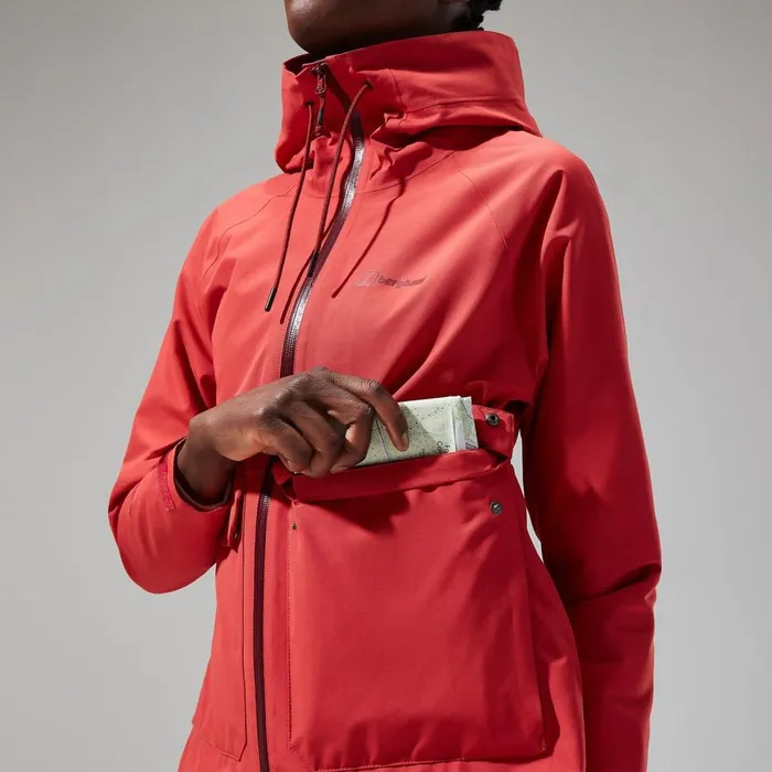 Waterproof Women Berghaus Highraise Jacket 8211 Red