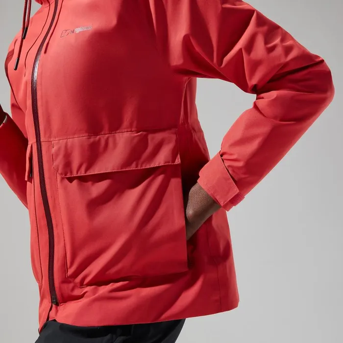 Waterproof Women Berghaus Highraise Jacket 8211 Red
