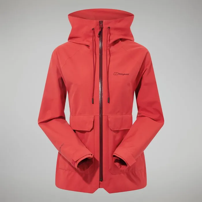 Waterproof Women Berghaus Highraise Jacket 8211 Red