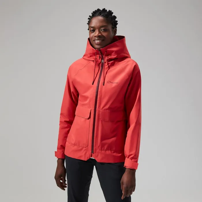 Waterproof Women Berghaus Highraise Jacket 8211 Red