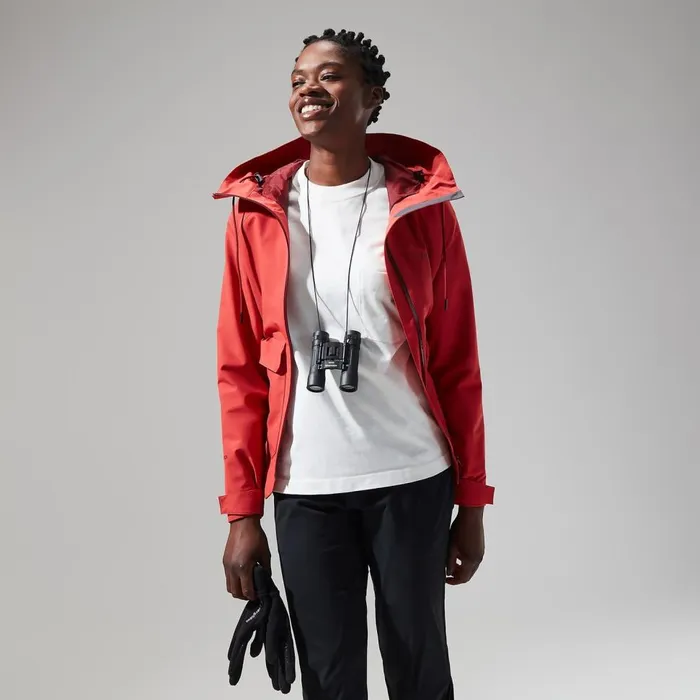 Waterproof Women Berghaus Highraise Jacket 8211 Red