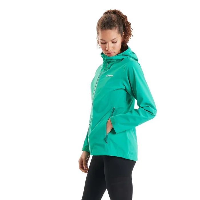 Waterproof Women Berghaus Mehan Vented Waterproof Jacket 8211 Green
