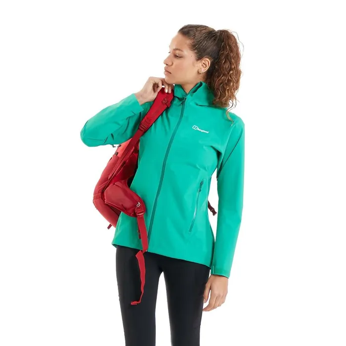Waterproof Women Berghaus Mehan Vented Waterproof Jacket 8211 Green