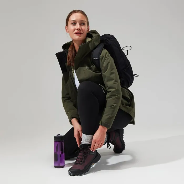 Waterproof Women Berghaus Monic Gemini 3in1 Jacket 8211 Green