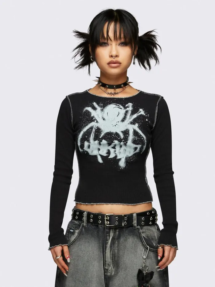 Web Spider Top Women Minga London Tops and TShirts