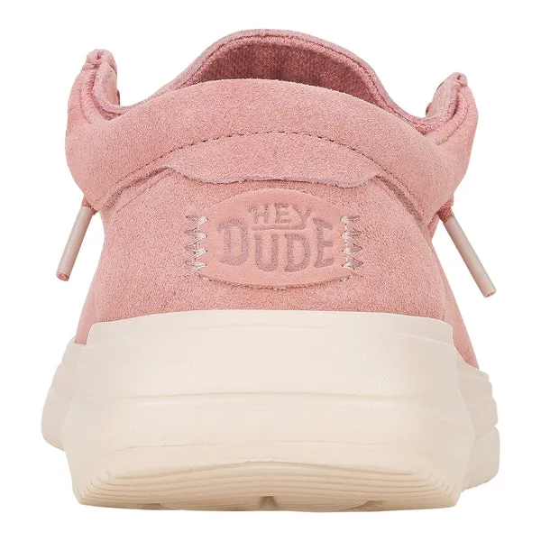 Wendy Comf Suede Rose PinkWhisper Pink Apparel Platforms heydude