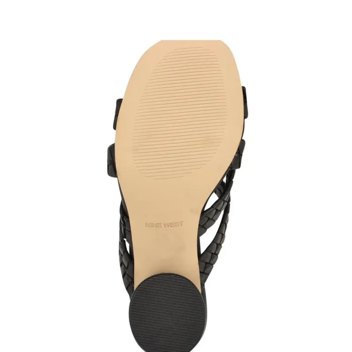 Wenea Strappy Heeled Slide Sandals Black Women Nine West Heels Wenea Strappy Heeled Slide Sandals Black Women Nine West Heels