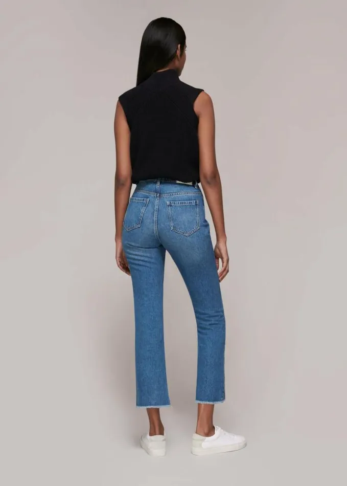 Whistles Authentic Kick Flare Jean Denim Women Pants