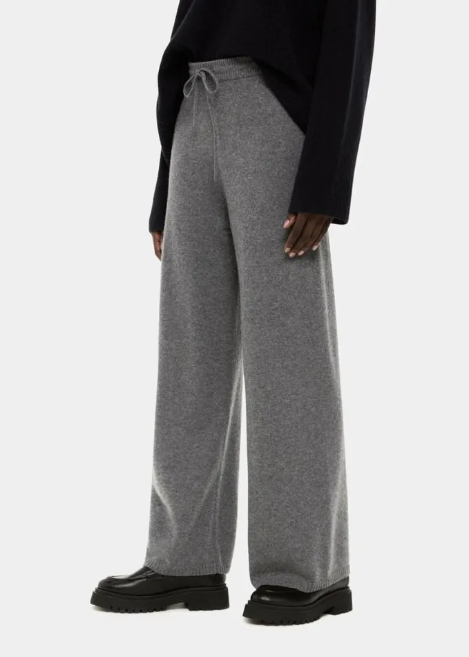 Whistles Cashmere Straight Leg Jogger Grey Women Pants