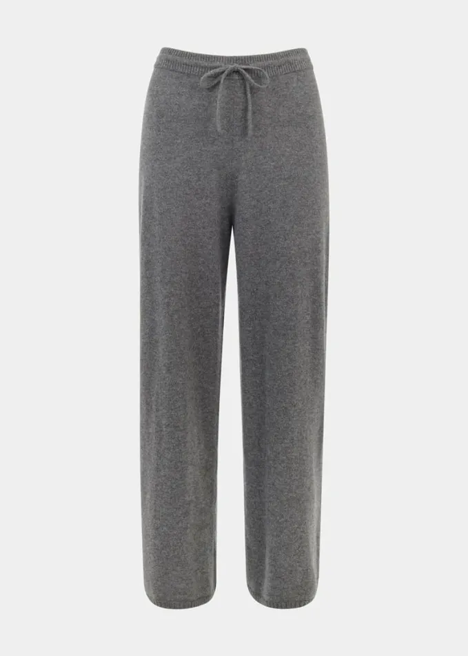 Whistles Cashmere Straight Leg Jogger Grey Women Pants
