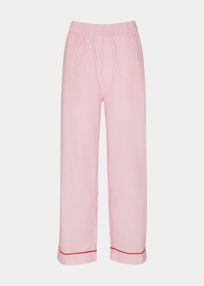 Whistles Contrast Piping Pyjamas Pinkmulti Women Pajamas