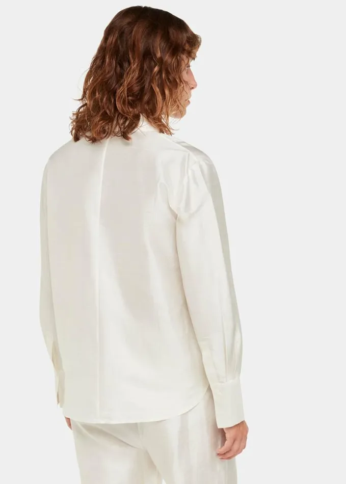 Whistles Hai Floris Shirt Ivory Women Tops