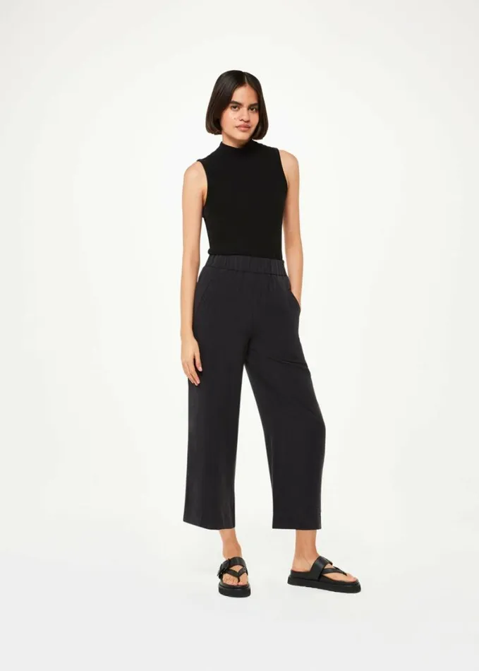 Whistles Jade Side Zip Trouser Black Women Pants