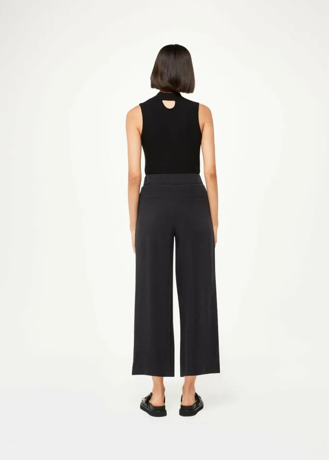 Whistles Jade Side Zip Trouser Black Women Pants