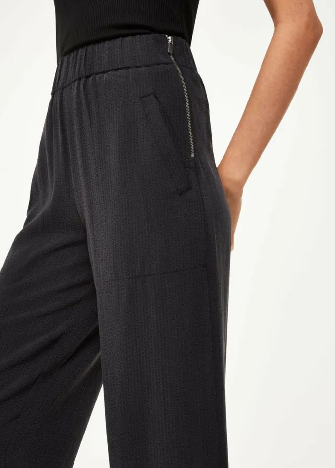 Whistles Jade Side Zip Trouser Black Women Pants