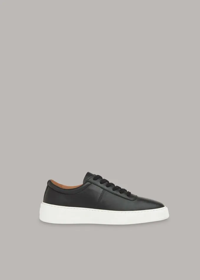 Whistles Kalie Deep Sole Trainer Black Women Sneakers