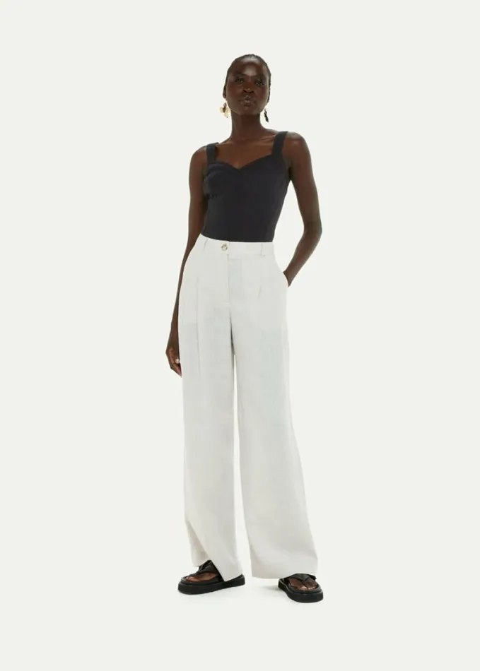 Whistles Lola Bustier Top Black Women Tops