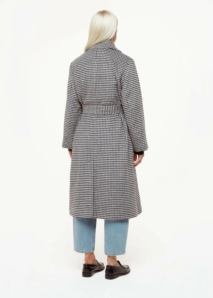 Whistles Petite Celia Houndstooth Wrap Coat Blackmulti Women Petite Coats and Jackets Whistles Petite Celia Houndstooth Wrap Coat Blackmulti Women Petite Coats and Jackets