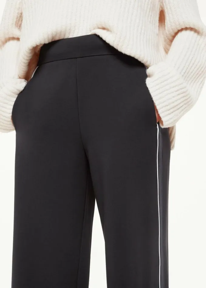 Whistles Petite Edie Side Stripe Ponte Trouser Blackmulti Women Petite Pants and Jeans Whistles Petite Edie Side Stripe Ponte Trouser Blackmulti Women Petite Pants and Jeans