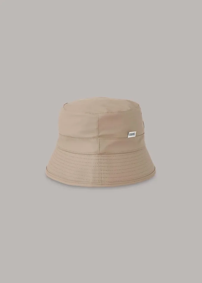 Whistles Rains Bucket Hat Taupe Women Hats Gloves and Scarves