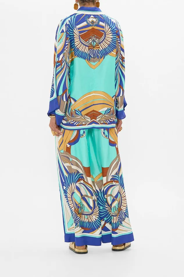 WIDE SLEEVE BLOUSE OASIS ORACLE Oasis Oracle Womens Camilla Blouses and Shirts