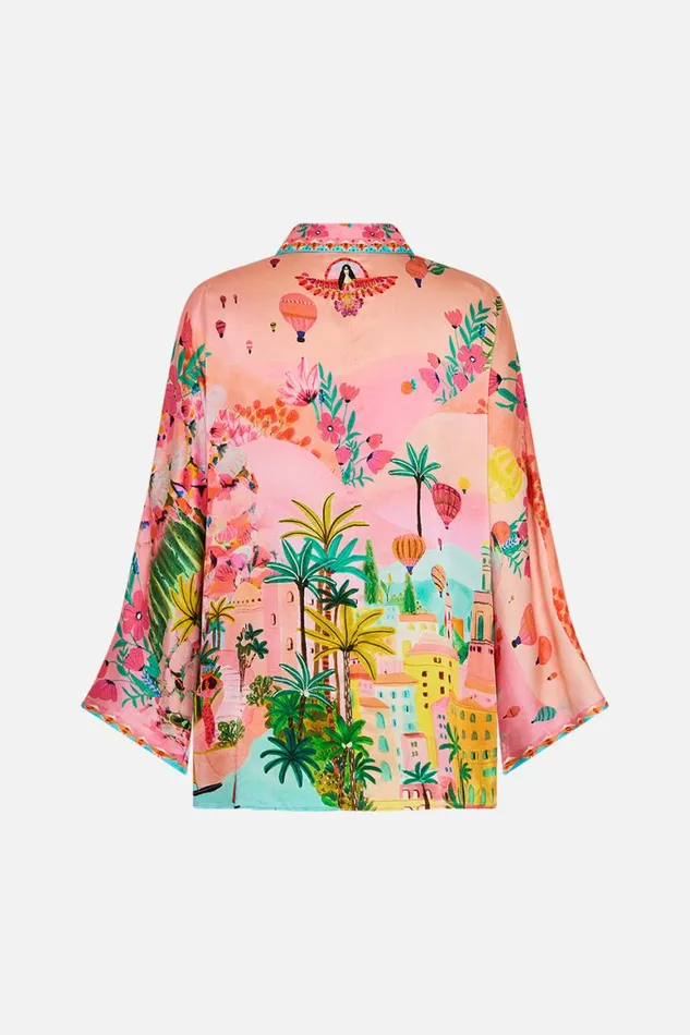 WIDE SLEEVE BLOUSE SISTER SUNSET Sister Sunset Womens Camilla Blouses and Shirts