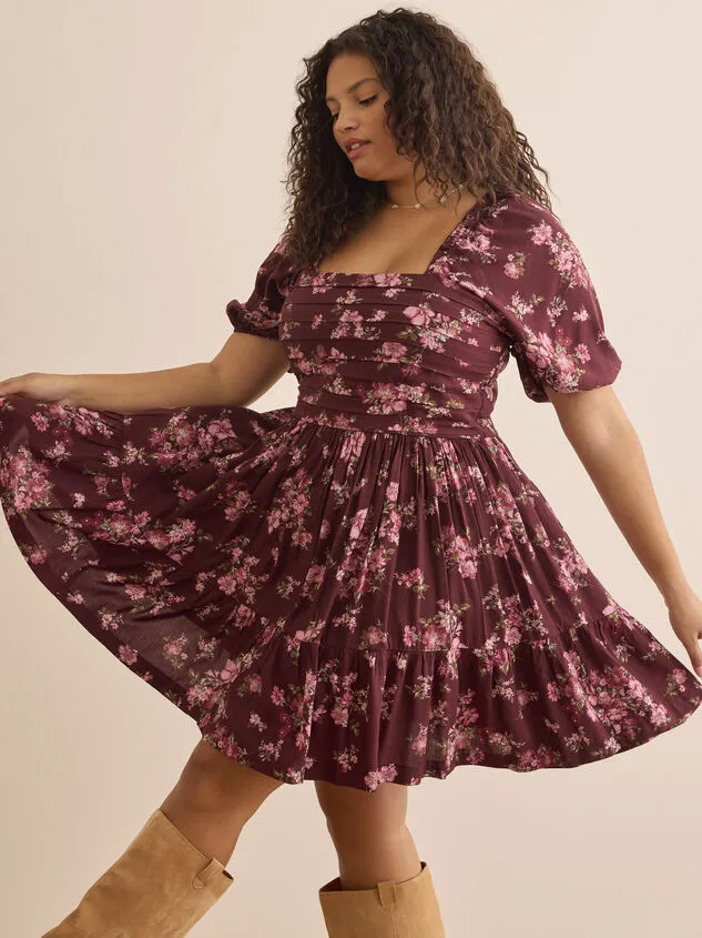 Wilow Floral Mini Dress Burgundy Women Altar039d State Dresses Wilow Floral Mini Dress Burgundy Women Altar039d State Dresses