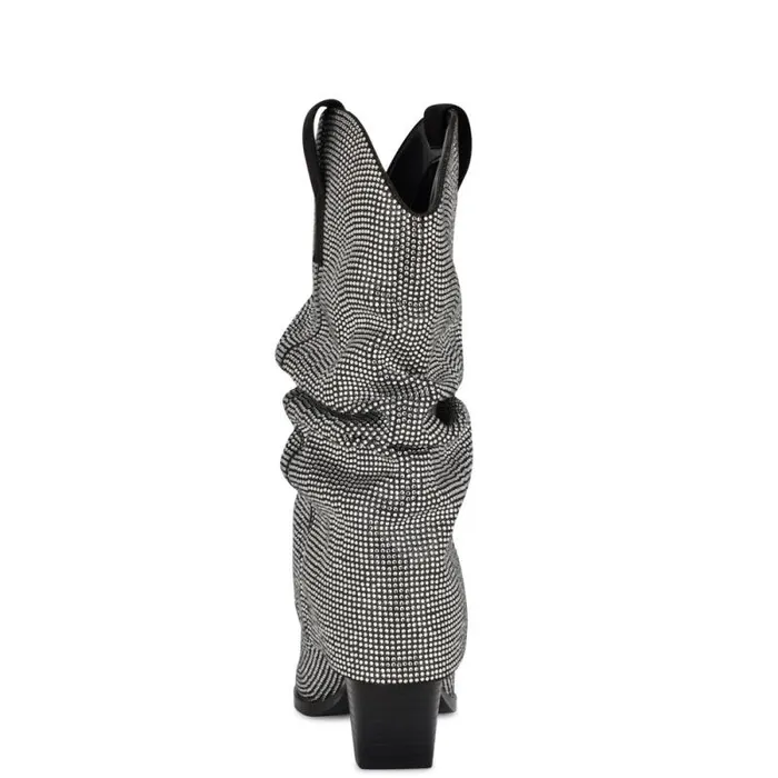 Wilton Western Boots Pewter Women Nine West Boots and Booties Wilton Western Boots Pewter Women Nine West Boots and Booties