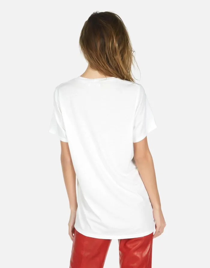 Wolf Blondie Milk Women Lauren Moshi Short Sleeve