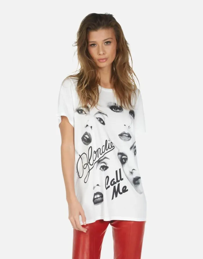 Wolf Blondie Milk Women Lauren Moshi Short Sleeve