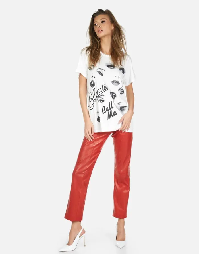 Wolf Blondie Milk Women Lauren Moshi Short Sleeve