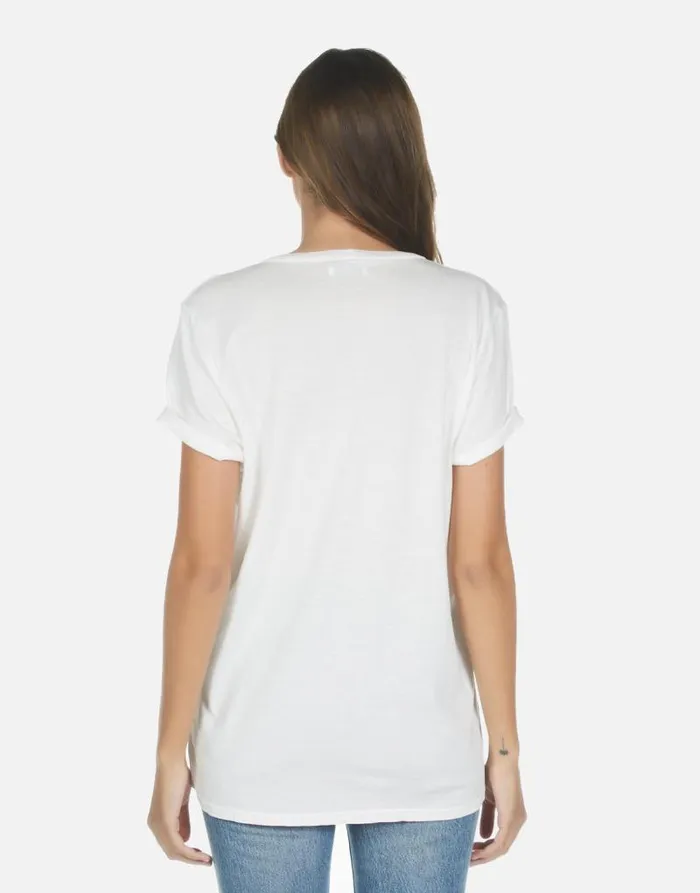 Wolf Rainbow Lightning Eye Milk Women Lauren Moshi Short Sleeve