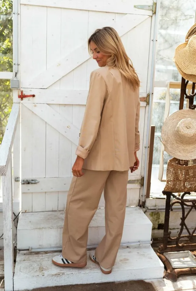 Women039s Clothing Blazers Easy Clothes Camel Evelyn Blazer Women039s Clothing Blazers Easy Clothes Camel Evelyn Blazer