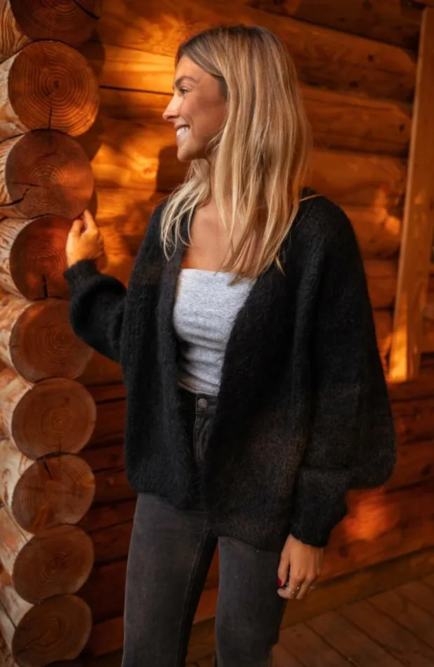 Women039s Clothing Cardigans Easy Clothes Black Alina Cardigan Black