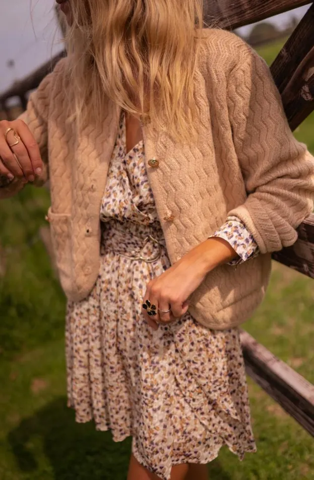 Women039s Clothing Cardigans Easy Clothes Camel Elsa Cardigan