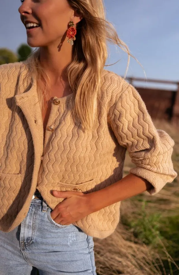 Women039s Clothing Cardigans Easy Clothes Camel Elsa Cardigan