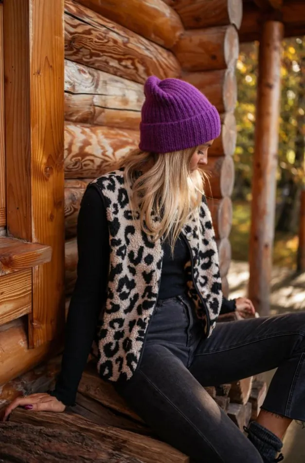 Women039s Clothing Cardigans Easy Clothes Leopard Sleeveless Abby Cardigan