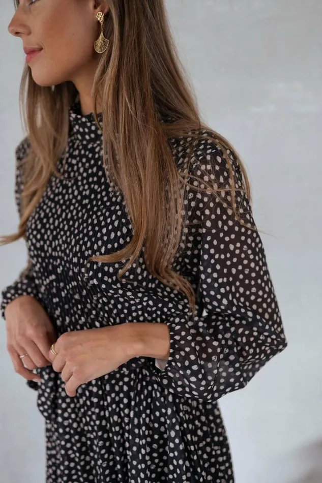 Women039s Clothing Dresses Easy Clothes Black Aurore Polka Dot Dress Women039s Clothing Dresses Easy Clothes Black Aurore Polka Dot Dress
