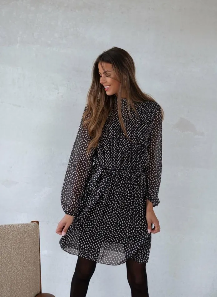 Women039s Clothing Dresses Easy Clothes Black Aurore Polka Dot Dress Women039s Clothing Dresses Easy Clothes Black Aurore Polka Dot Dress