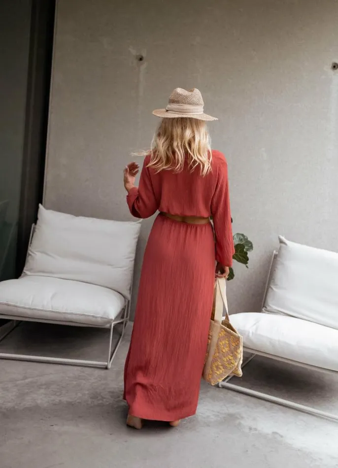 Women039s Clothing Dresses Easy Clothes Brick Amery Dress Brick